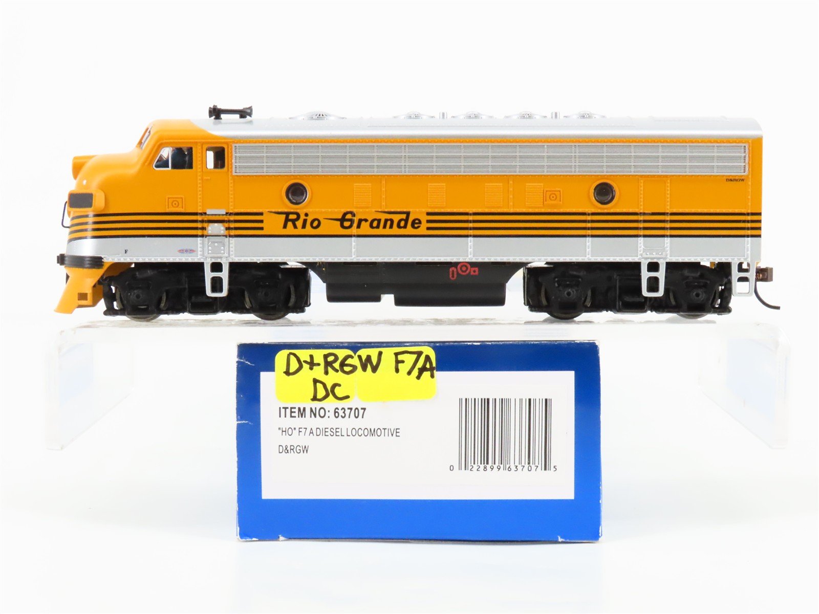 HO Scale Bachmann 63707 DRGW Rio Grande F7A Diesel Locomotive