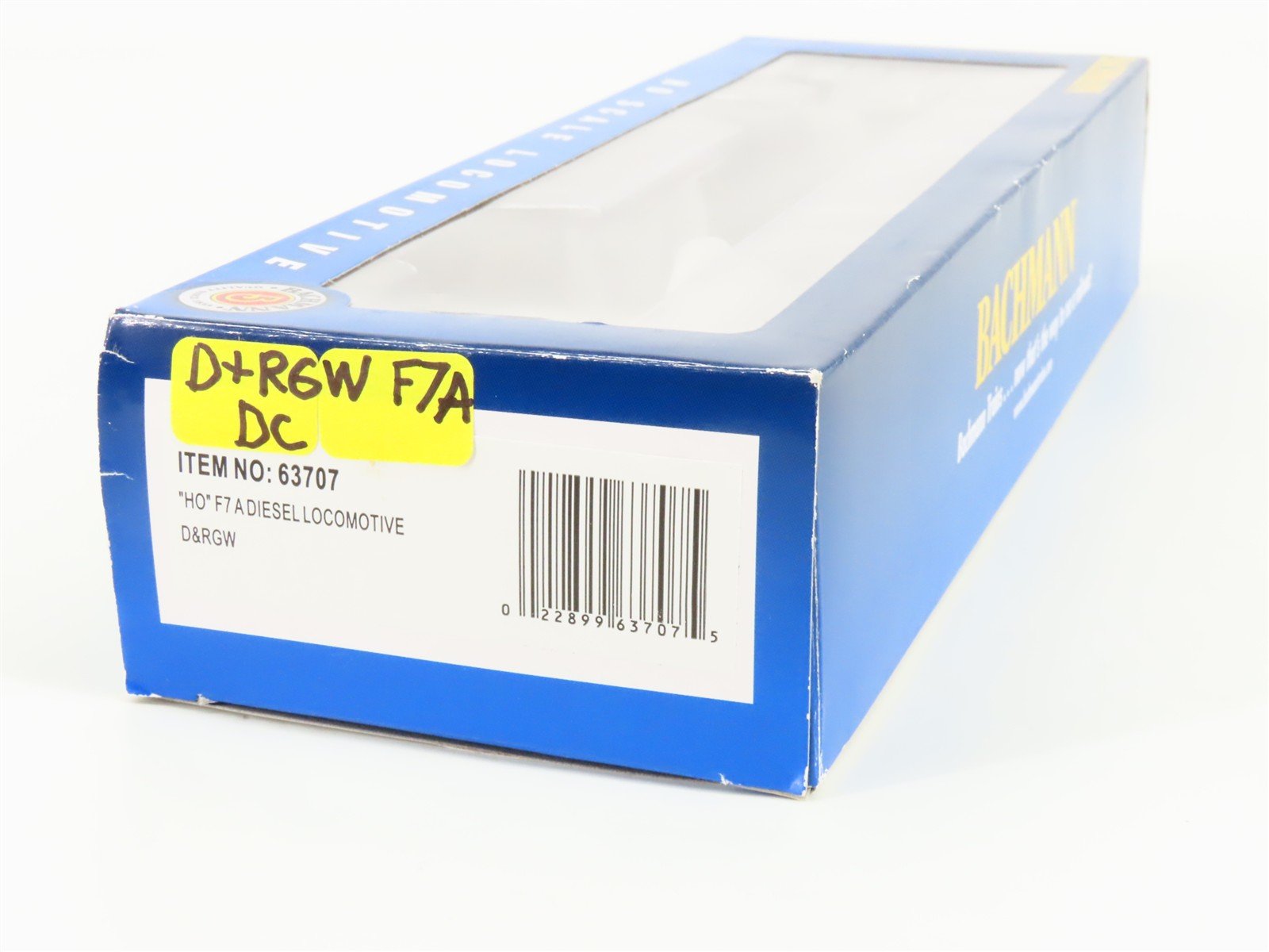 HO Scale Bachmann 63707 DRGW Rio Grande F7A Diesel Locomotive