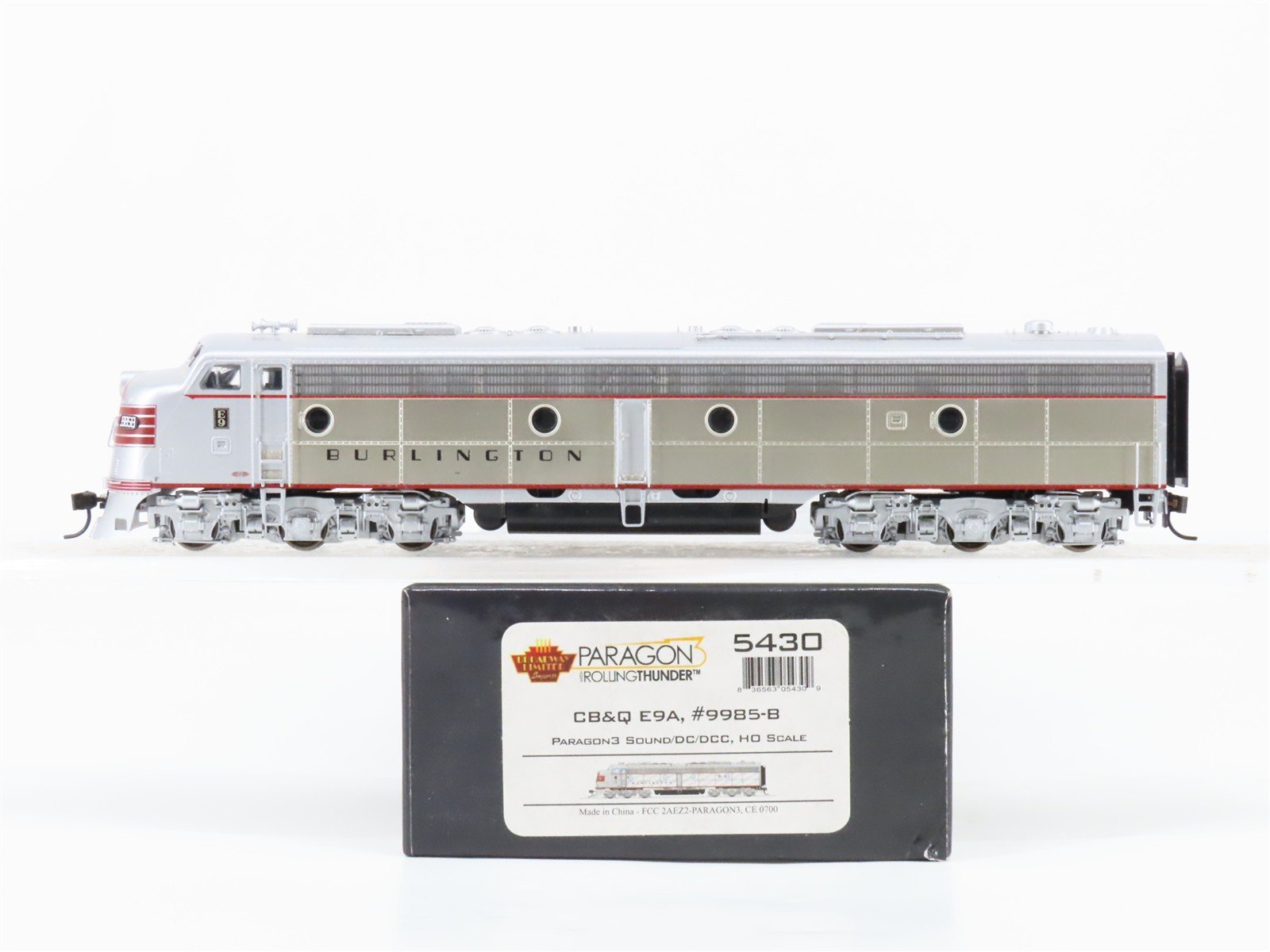 HO Scale Broadway Limited BLI 5430 CBQ Burlington E9A Diesel #9985B wParagon3