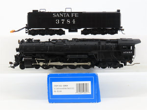 HO Scale Bachmann 50804 ATSF Santa Fe 4-8-4 Steam Locomotive #3784 wDCC