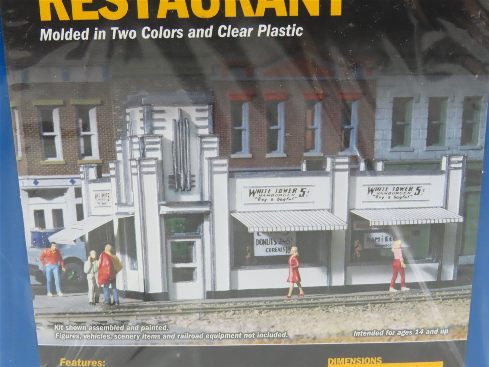 HO Scale Walthers 933-3030 White Tower Restaurant Building Kit