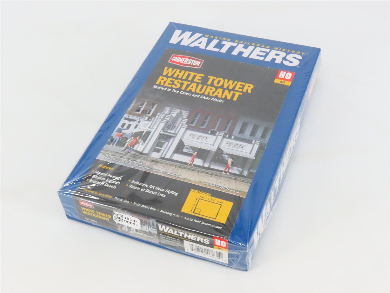 HO Scale Walthers 933-3030 White Tower Restaurant Building Kit