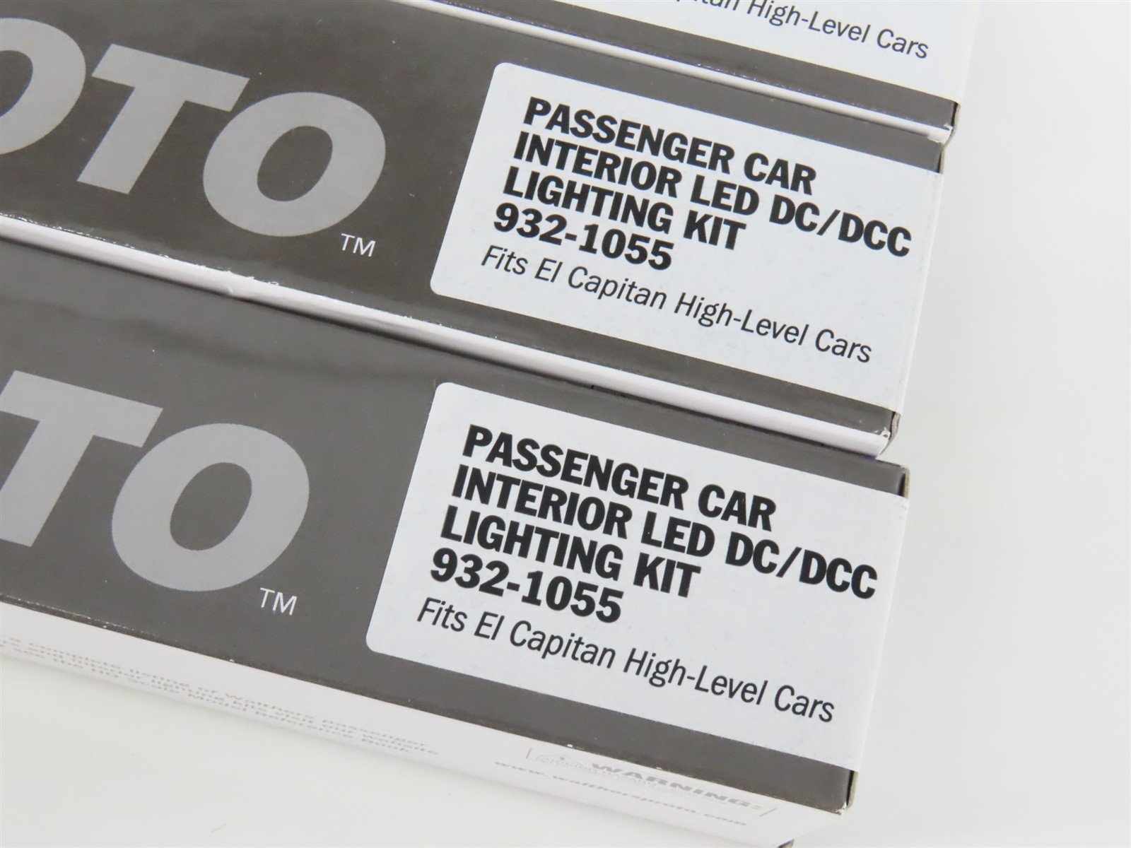 LOT of 4 HO Scale Walthers Proto 932-1055 Passenger Car Interior LED Light Kits