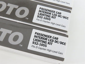 LOT of 4 HO Scale Walthers Proto 932-1055 Passenger Car Interior LED Light Kits