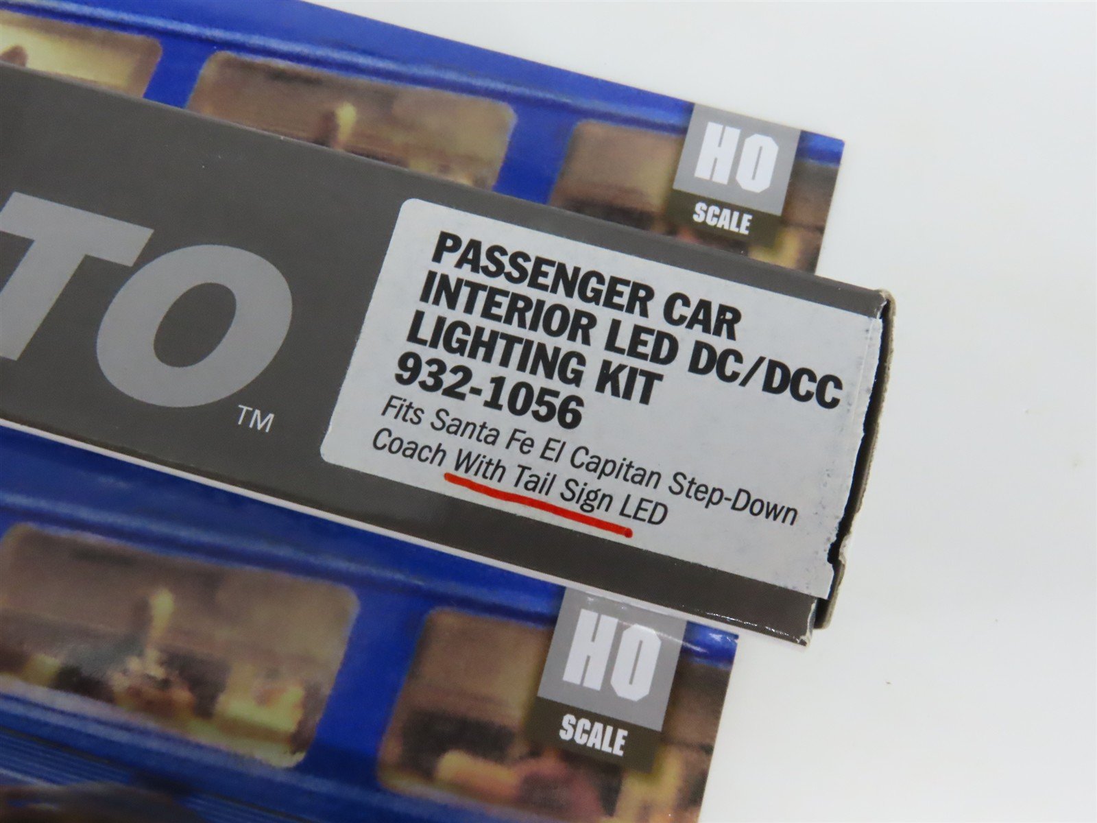 LOT of 2 HO Scale Walthers Proto 932-1056 Passenger Car Interior LED Light Kits