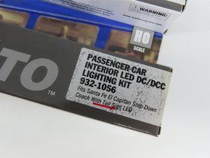 LOT of 2 HO Scale Walthers Proto 932-1056 Passenger Car Interior LED Light Kits