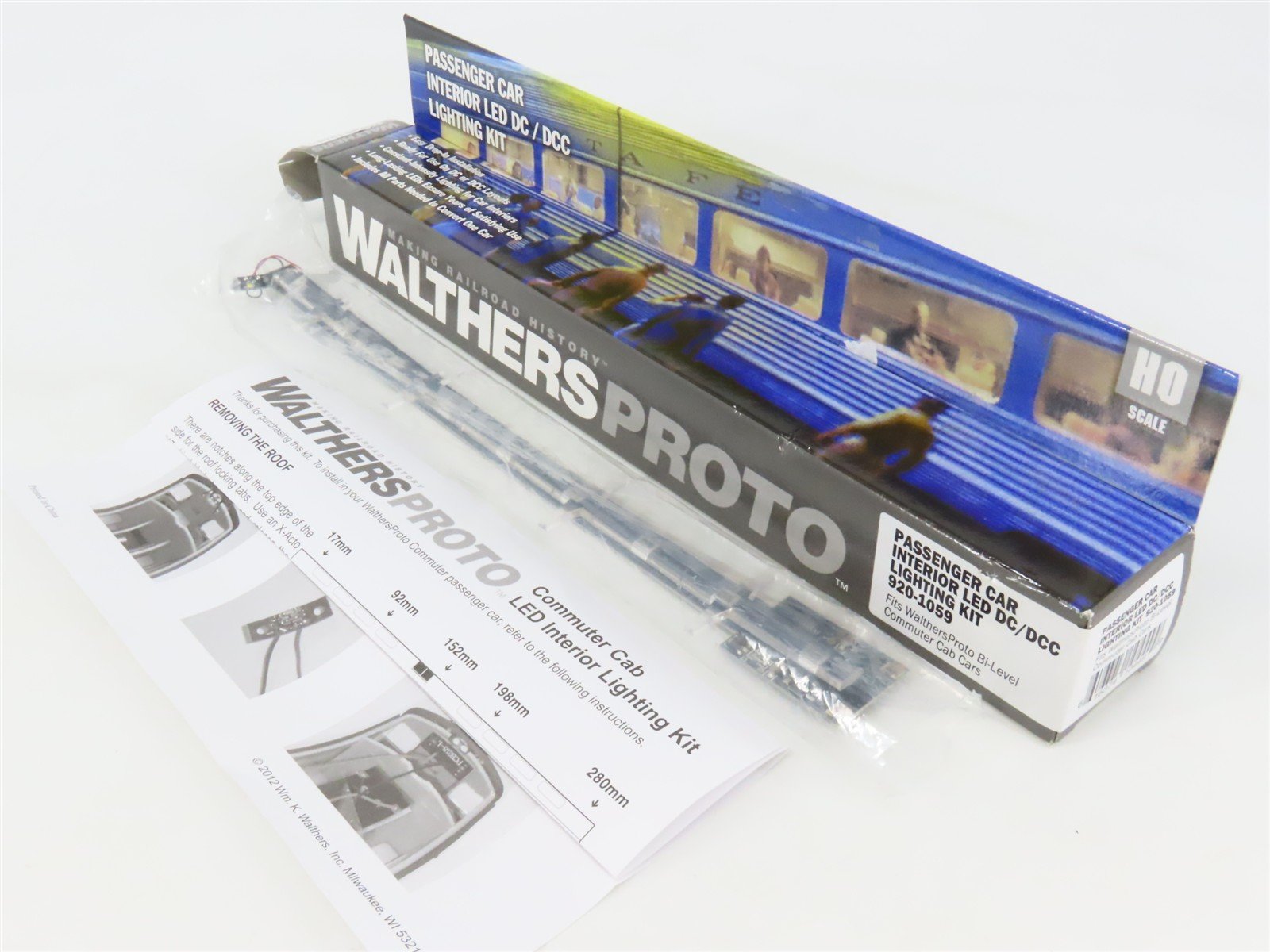 HO Scale Walthers Proto 920-1059 Passenger Car Interior LED Light Kit