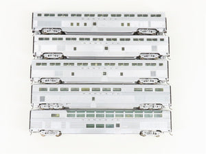 LOT of 5 HO Scale Walthers ATSF Santa Fe Railroad Assorted Passenger Cars