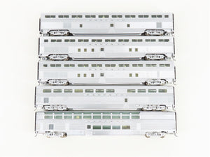 LOT of 5 HO Scale Walthers ATSF Santa Fe Railroad Assorted Passenger Cars