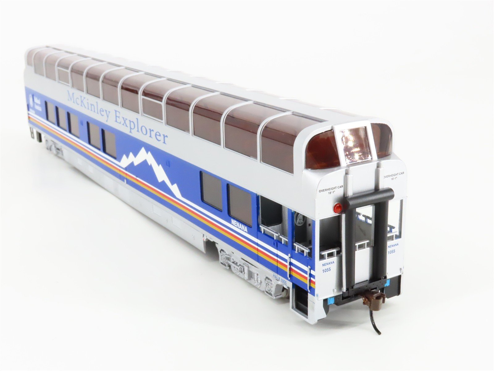 HO Bachmann Silver Series 13342 HALX McKinley Explorer Dome Passenger Car #1055