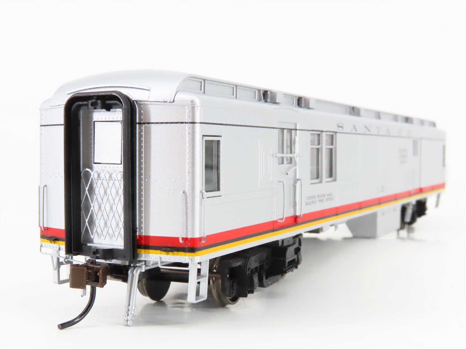 HO Scale Con-Cor ATSF Santa Fe Railroad RPO Passenger Car #112