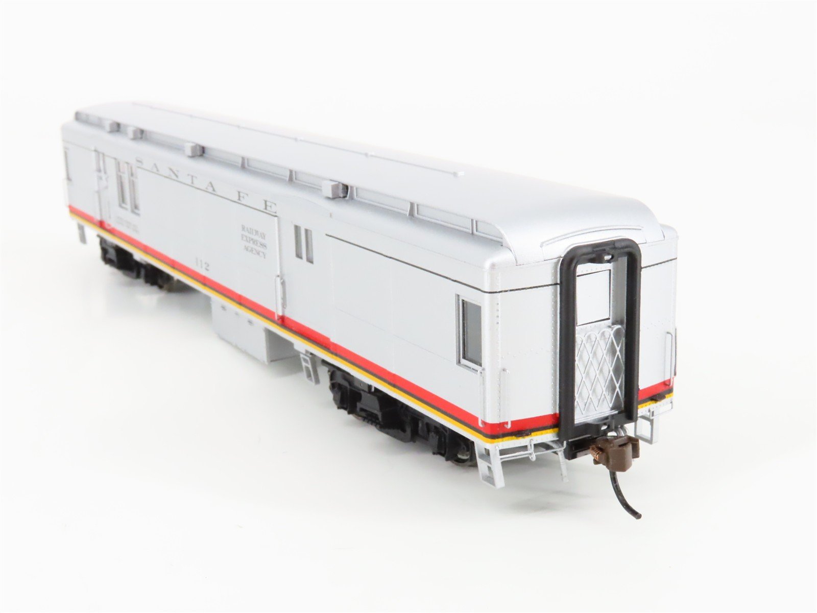 HO Scale Con-Cor ATSF Santa Fe Railroad RPO Passenger Car #112
