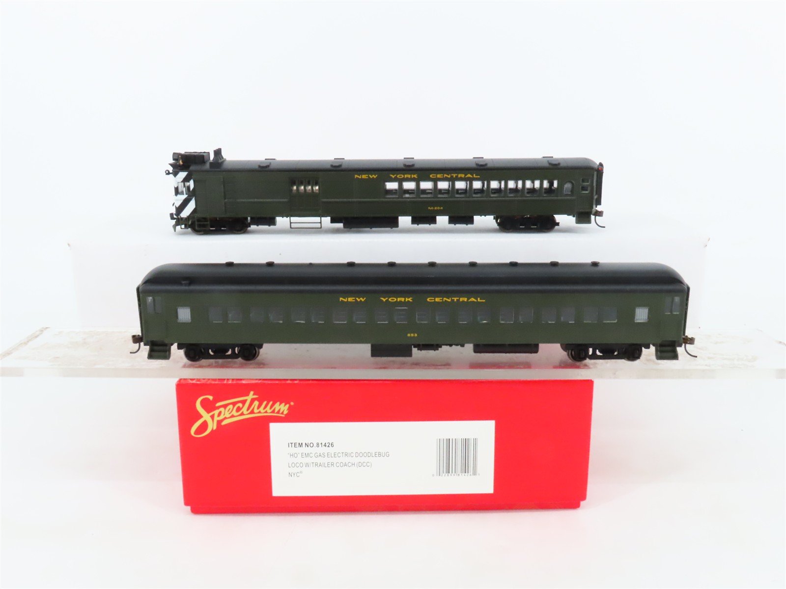 HO Scale Bachmann 81426 NYC New York Central Gas Doodlebug #M204 wDCC & Sound