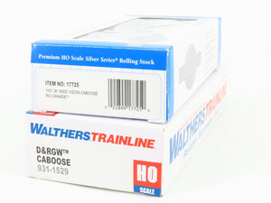 LOT- 2 HO Walthers Trainline & Bachmann Silver Series D&RGW Rio Grande Cabooses