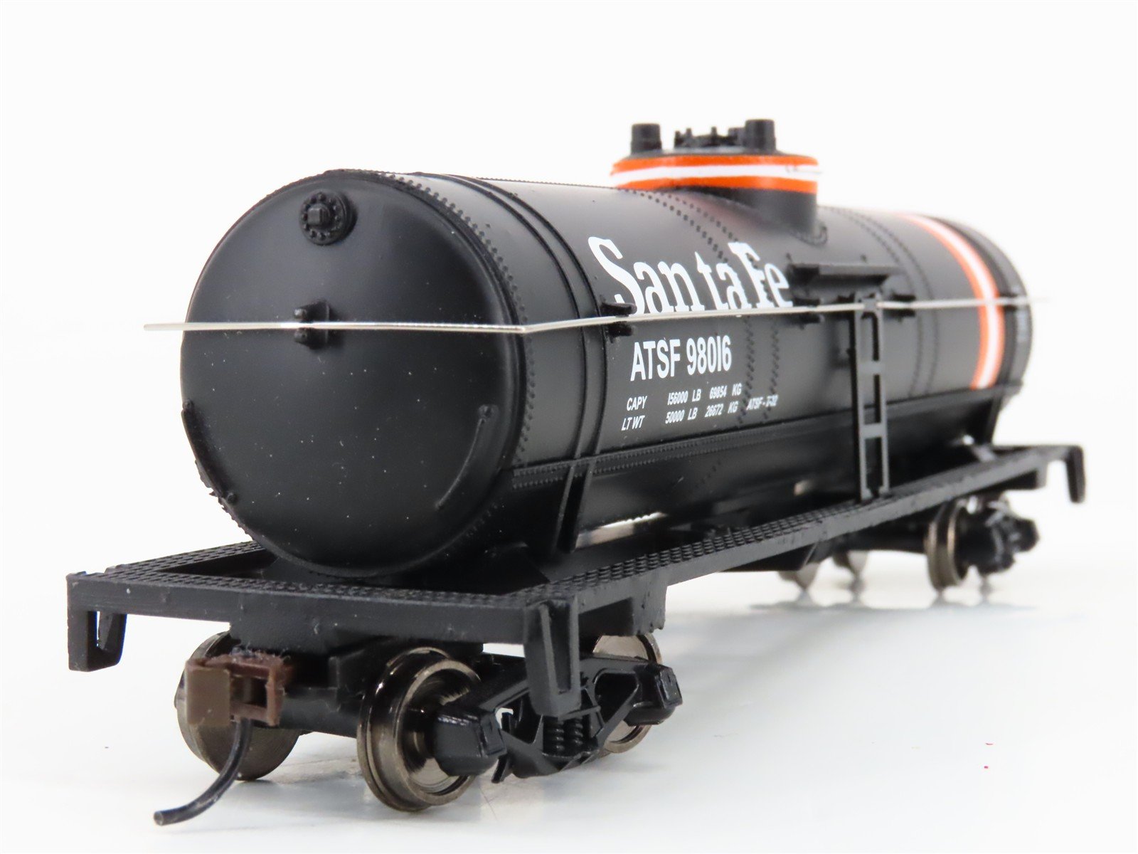 LOT of 2 HO Scale Walthers Trainline 931-1444 ATSF Santa Fe Tank Car #98016