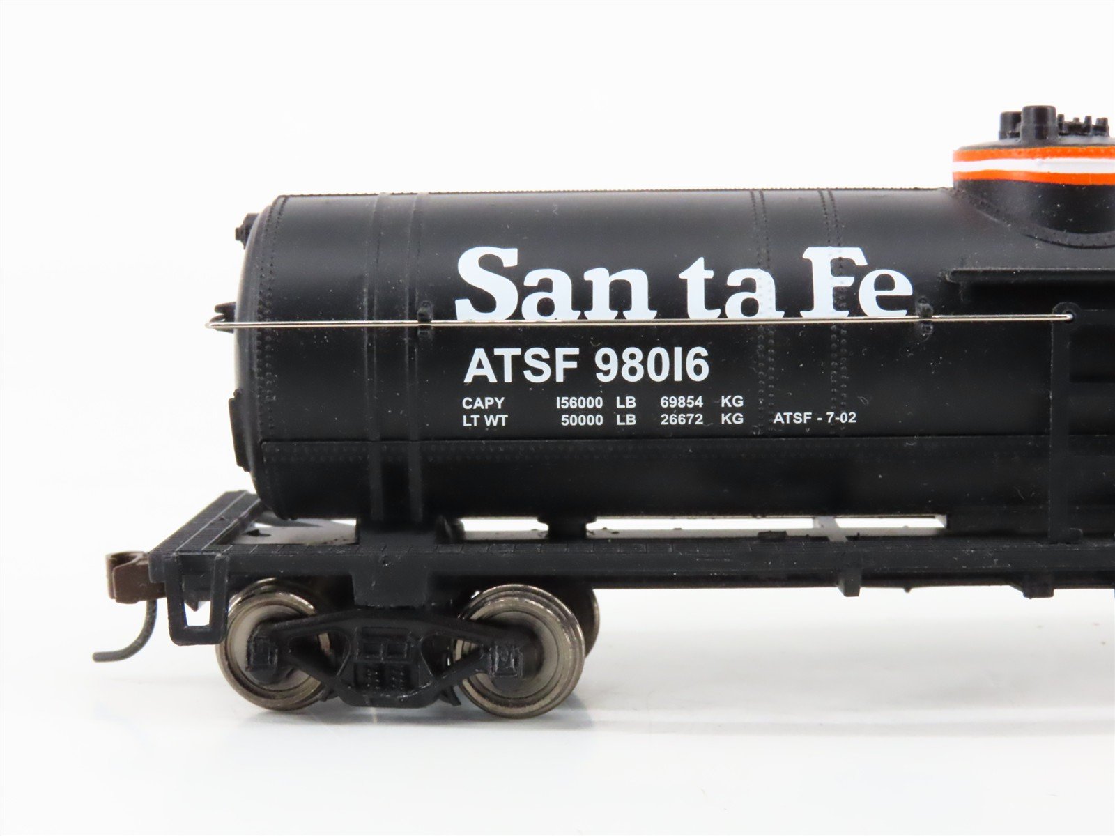 LOT of 2 HO Scale Walthers Trainline 931-1444 ATSF Santa Fe Tank Car #98016