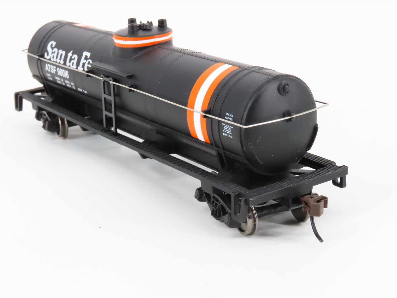 LOT of 2 HO Scale Walthers Trainline 931-1444 ATSF Santa Fe Tank Car #98016
