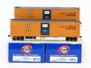 LOT of 2 HO Scale Athearn SFRD Santa Fe Railroad 60' Mechanical Reefers
