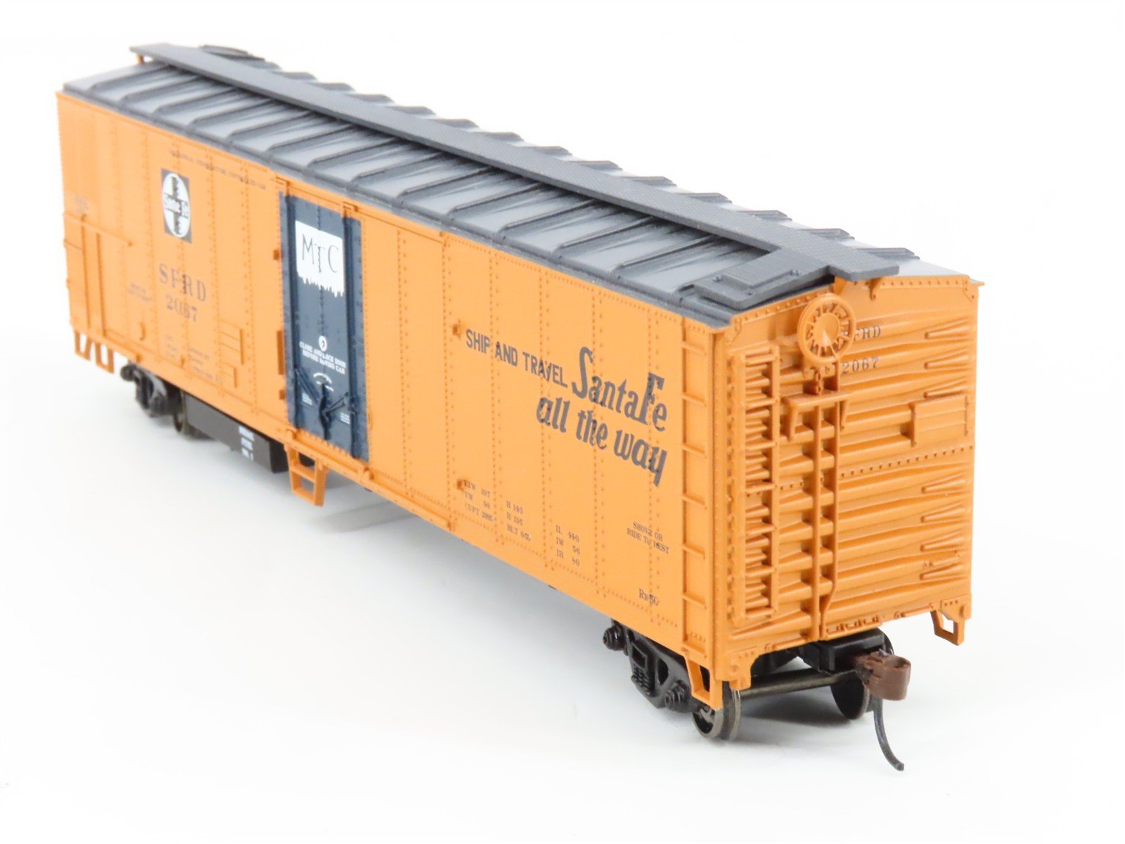 LOT of 2 HO Scale Athearn SFRD Santa Fe Railroad 60' Mechanical Reefers