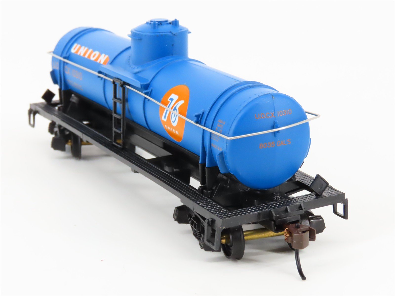 LOT of 2 HO Scale Mantua UOCX/AMOX Union 76 & Amoco Single Dome Tank Cars