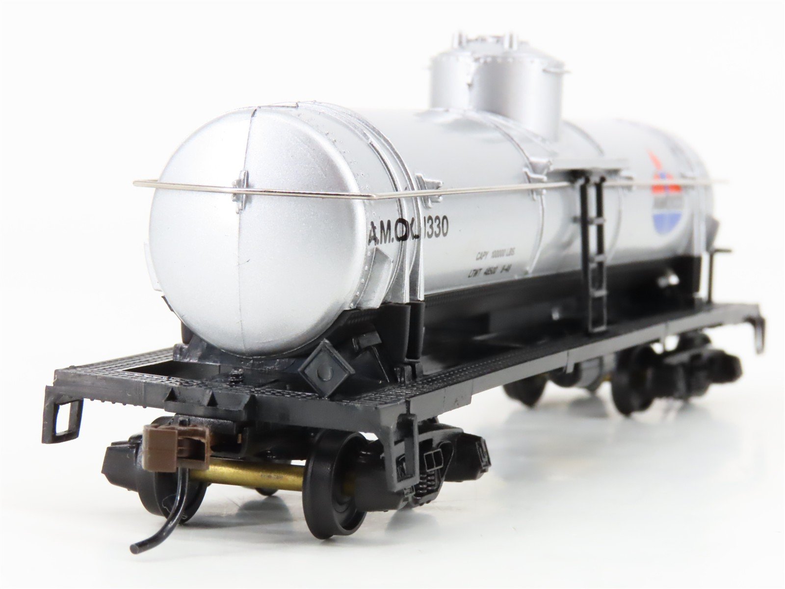 LOT of 2 HO Scale Mantua UOCX/AMOX Union 76 & Amoco Single Dome Tank Cars