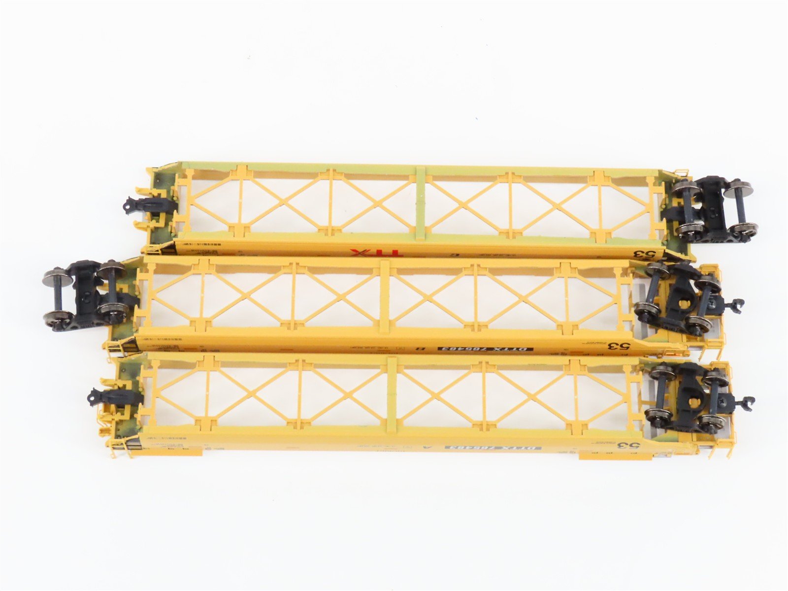 HO Scale KATO 30-9041 DTTX Gunderson MAXI-IV Double Stack Car #765483 3-Unit Set