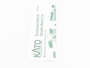 HO Scale KATO 30-9041 DTTX Gunderson MAXI-IV Double Stack Car #765483 3-Unit Set