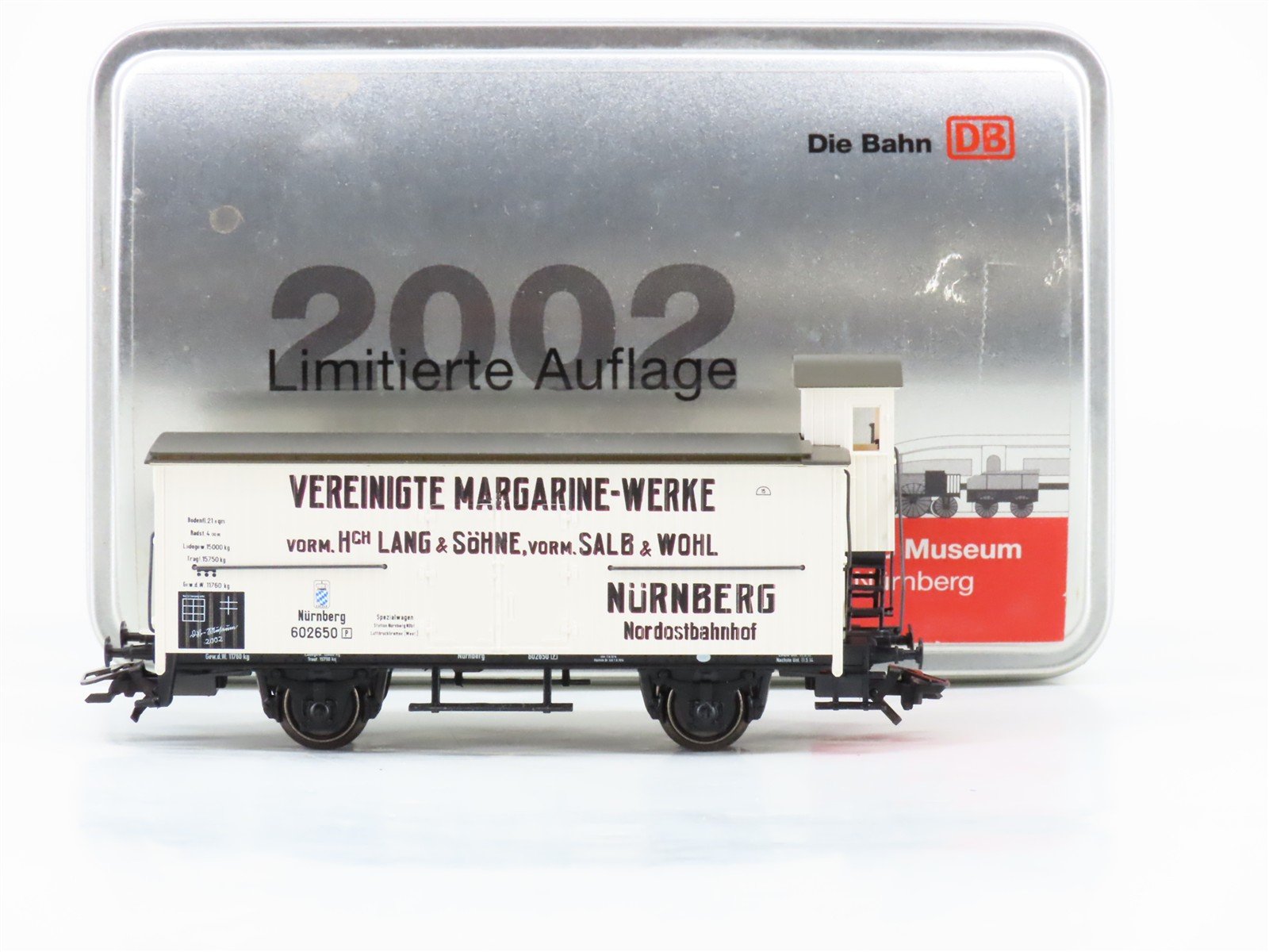 HO Scale Marklin 0677 DB Museum Nurnberg Box Car #602650