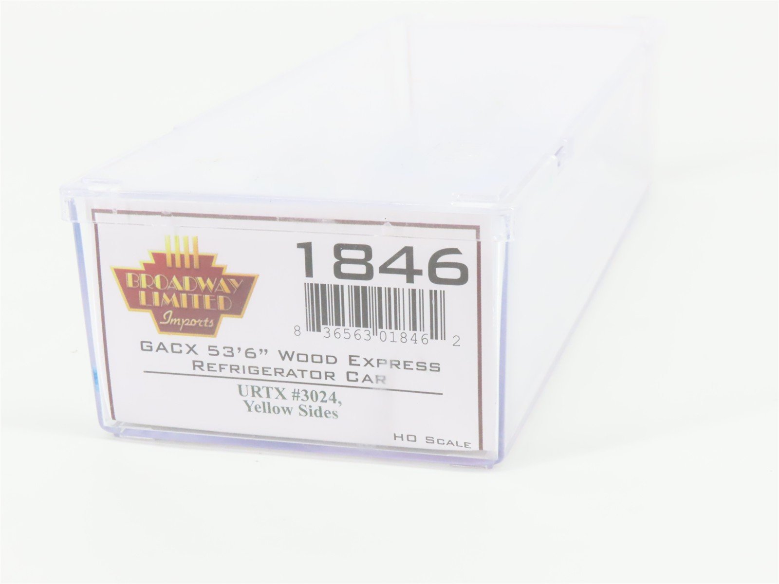HO Scale Broadway Limited Imports BLI 1846 URTX GACX 53' 6