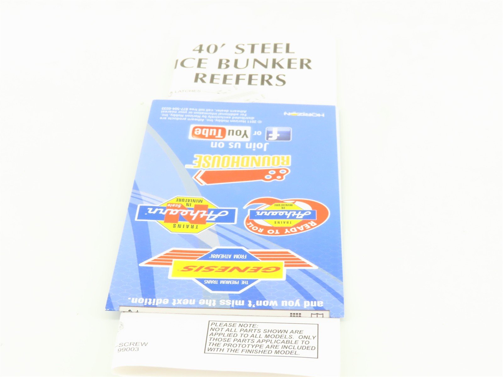 HO Scale Athearn 71380 REX Railway Express Agency 40' Steel Reefer #6123