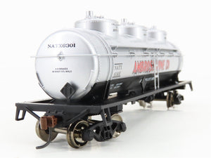 HO Scale Athearn 74454 NATX Ambrose Wine Triple Dome Tank Car #6301