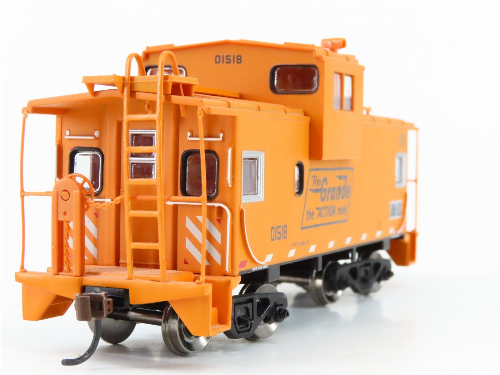HO Scale Athearn ATH74135 D&RGW Rio Grande Railroad Wide Vision Caboose #01518