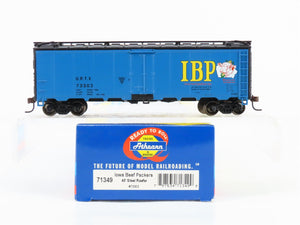 HO Scale Athearn 71349 URTX Iowa Beef Packers 40' Steel Reefer #73303