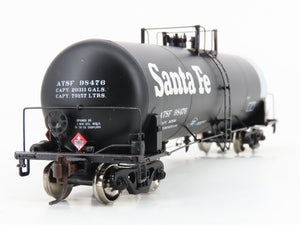 HO Scale Athearn 73901 ATSF Santa Fe Railroad 50' 20,900 Gallon Tank Car #98476