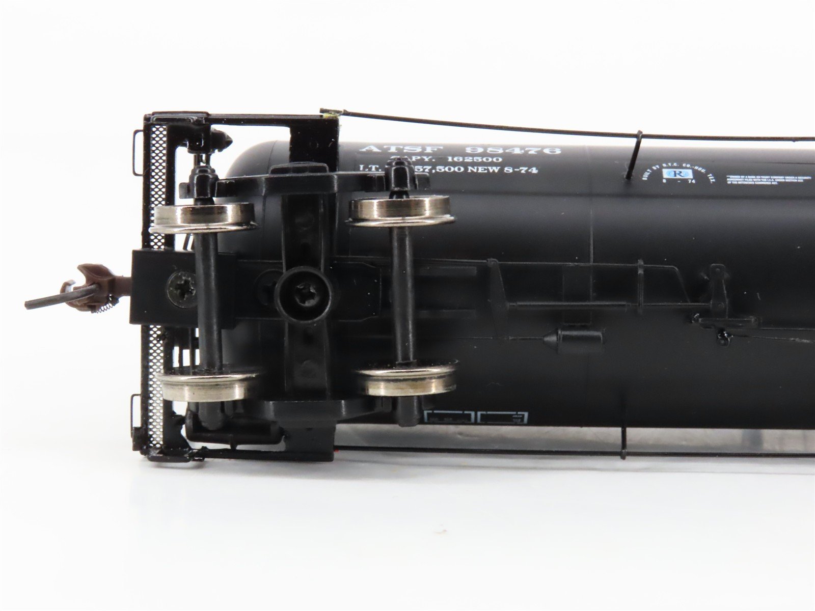 HO Scale Athearn 73901 ATSF Santa Fe Railroad 50' 20,900 Gallon Tank Car #98476