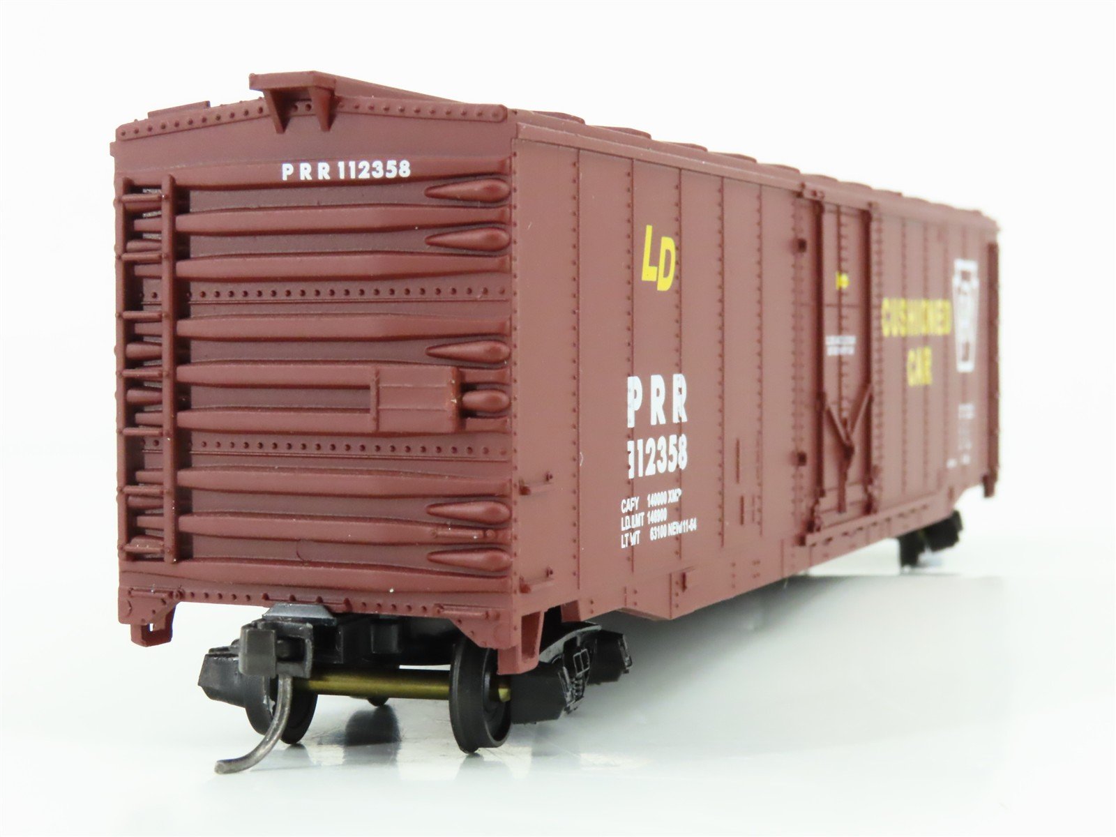 HO Scale Mantua 755020 PRR Pennsylvania Railroad 50' Plug Door Box Car #112358