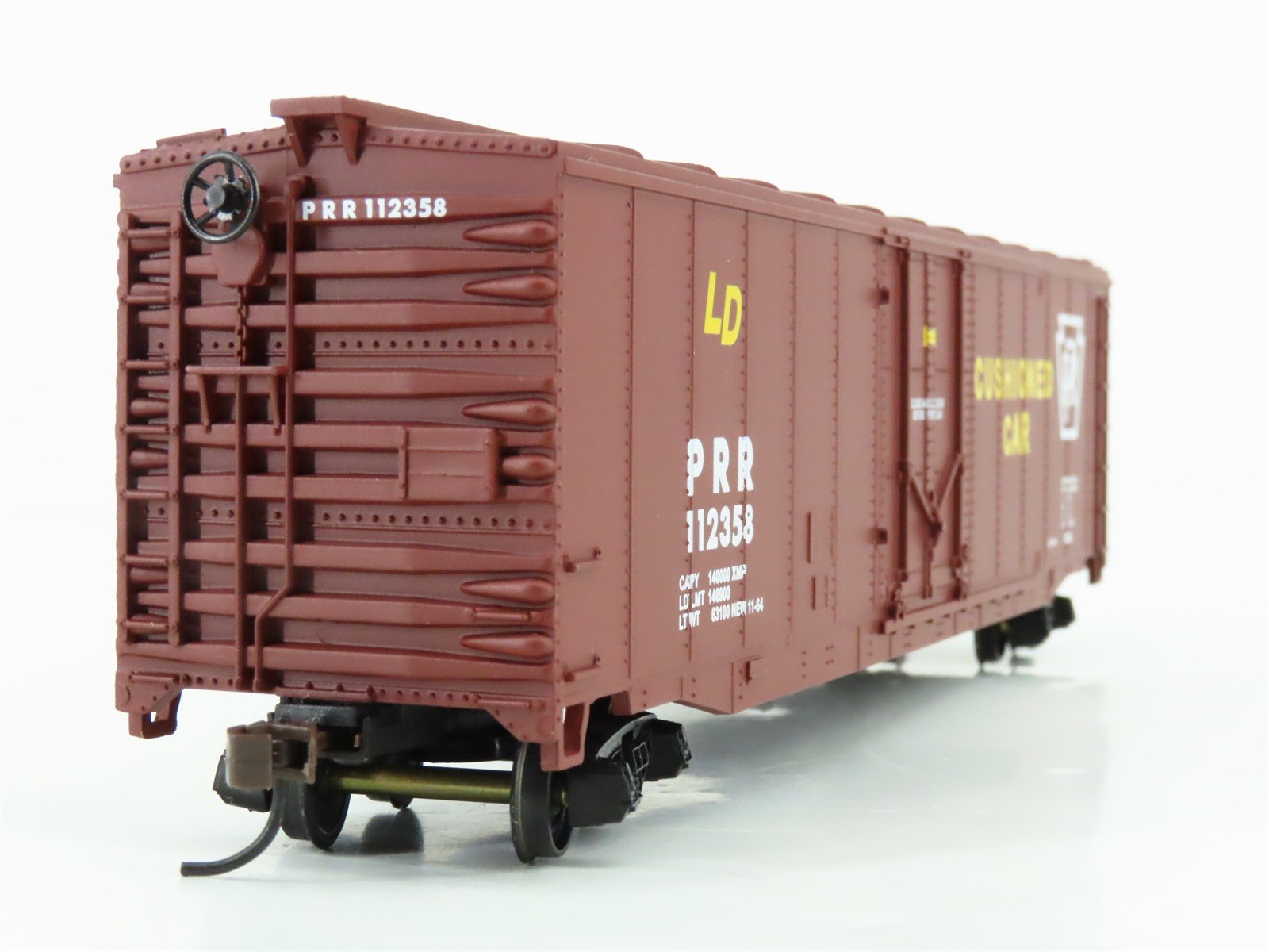 HO Scale Mantua 755020 PRR Pennsylvania Railroad 50' Plug Door Box Car #112358