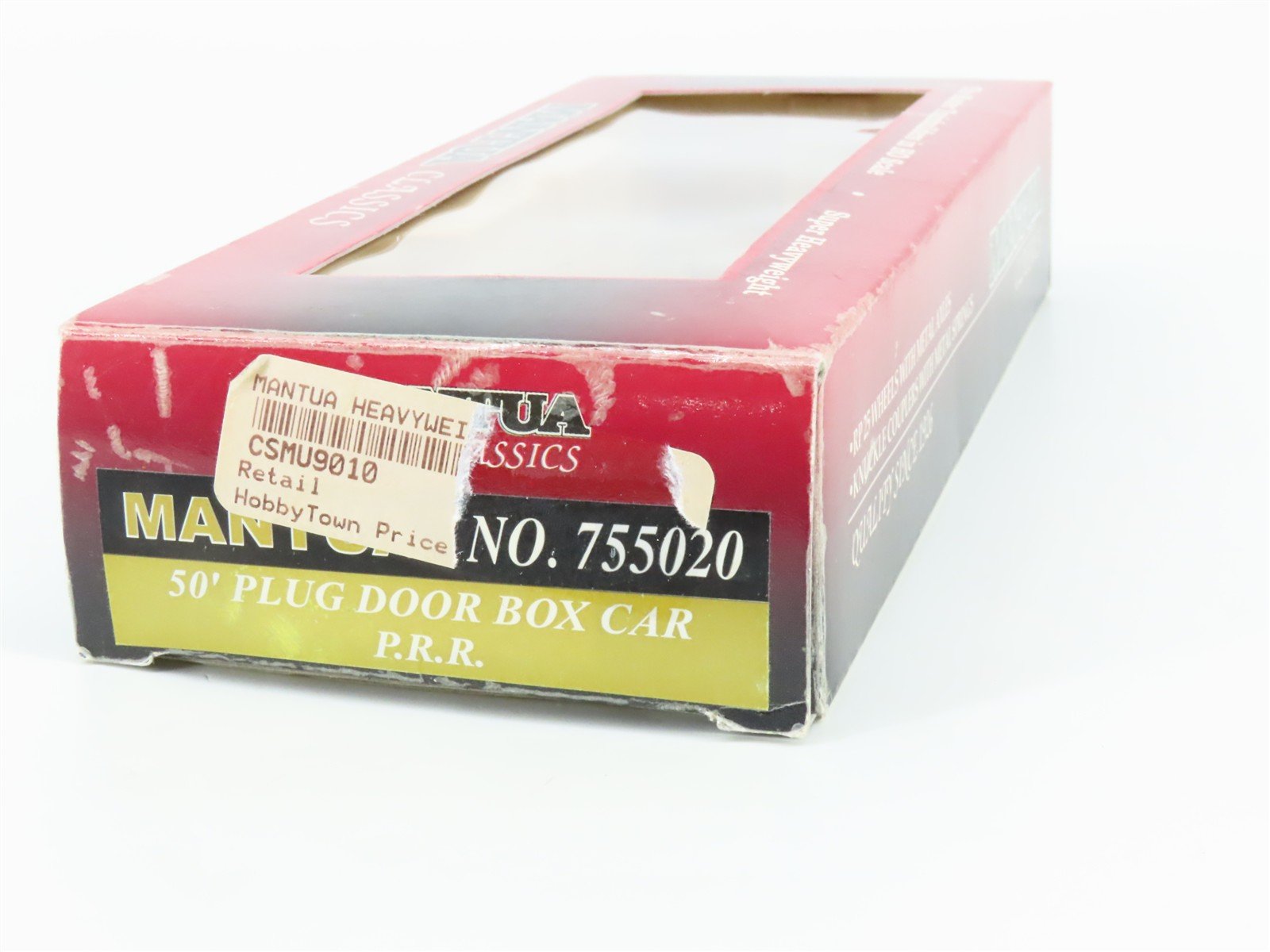 HO Scale Mantua 755020 PRR Pennsylvania Railroad 50' Plug Door Box Car #112358