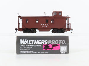 HO Scale Walthers Proto 920-103202 ATSF Santa Fe Railroad 30' Wood Caboose #1334