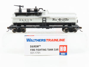 HO Walthers Trainline 931-1791 D&RGW Rio Grande Fire Fighting Tank Car #2946