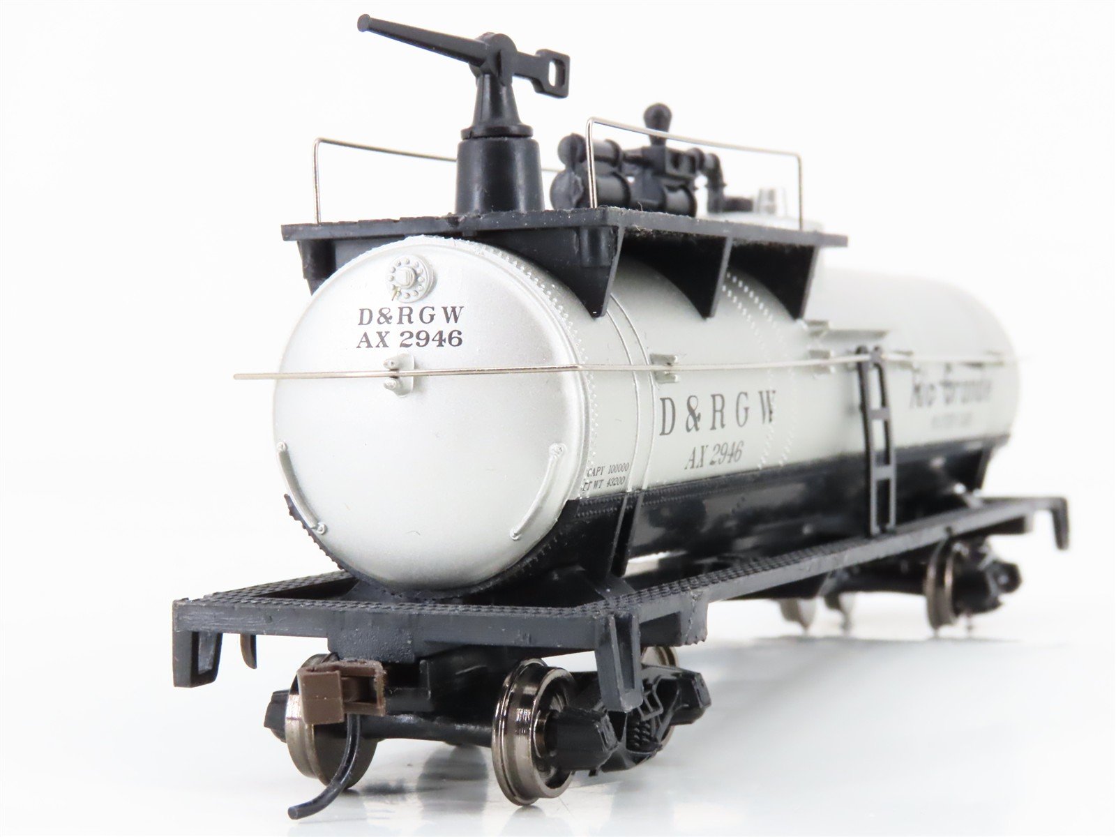 HO Walthers Trainline 931-1791 D&RGW Rio Grande Fire Fighting Tank Car #2946