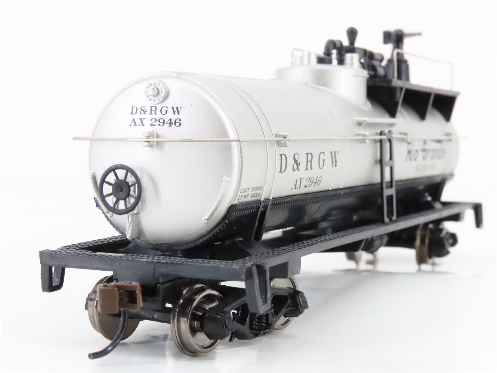 HO Walthers Trainline 931-1791 D&RGW Rio Grande Fire Fighting Tank Car #2946