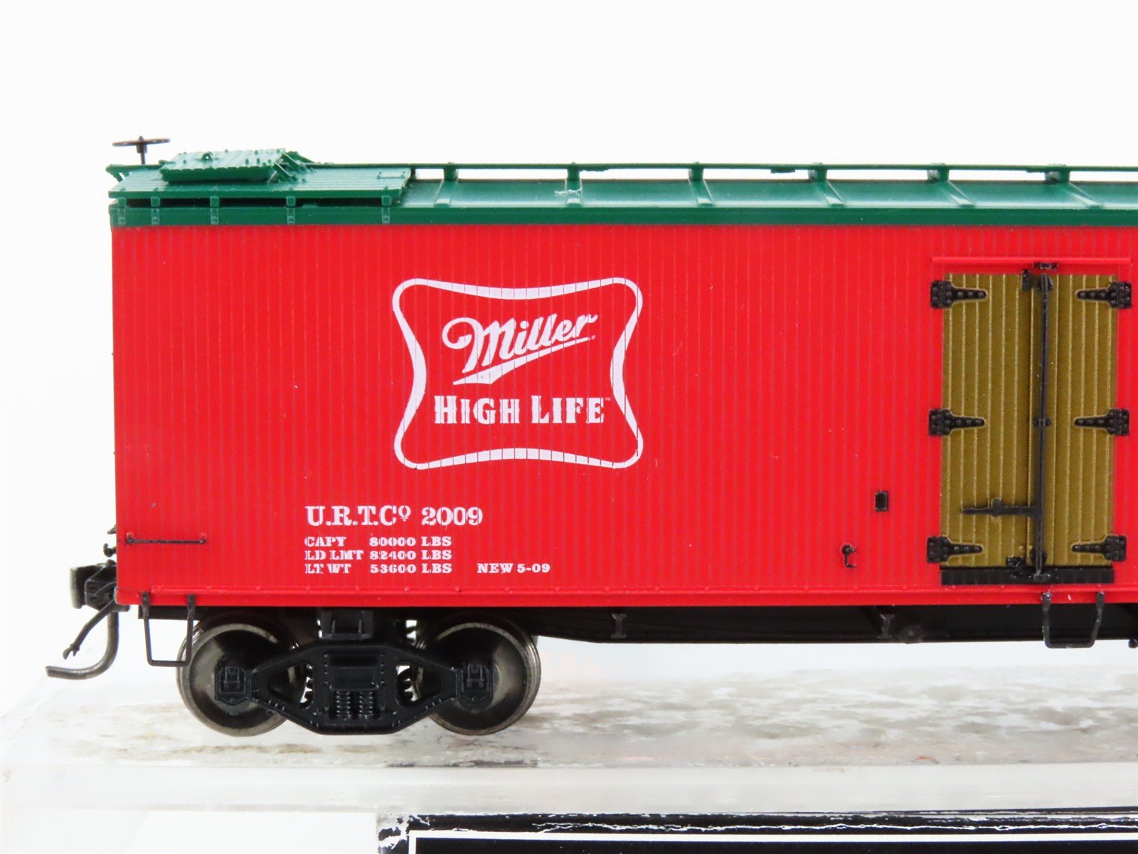HO Scale MTH 81-94003 URTC Miller High Life Beer Woodside Reefer #2009