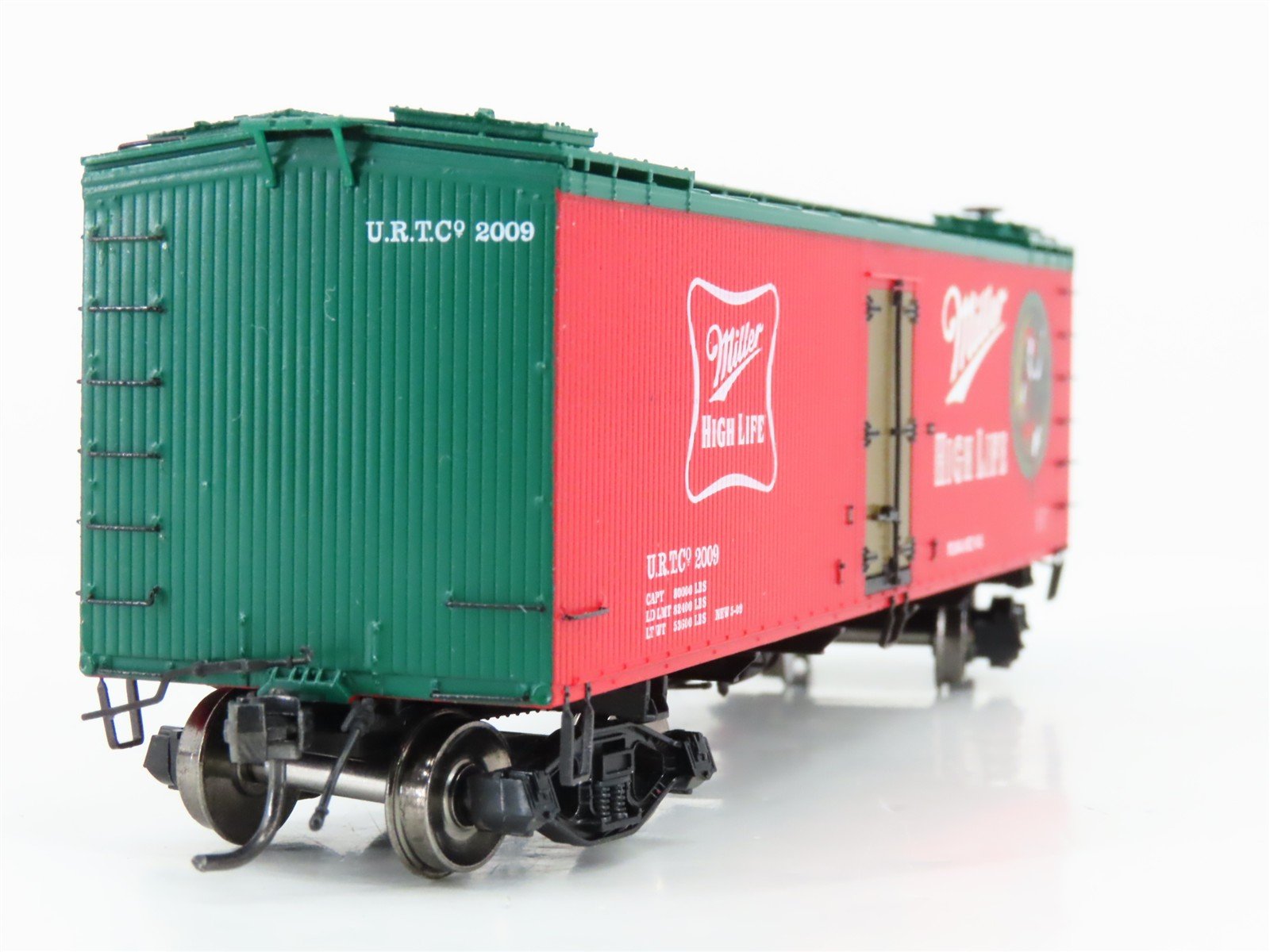 HO Scale MTH 81-94003 URTC Miller High Life Beer Woodside Reefer #2009
