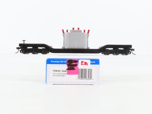 HO Scale Bachmann Silver Series 18348 Unlettered 52' Flat Car w/ Transformer