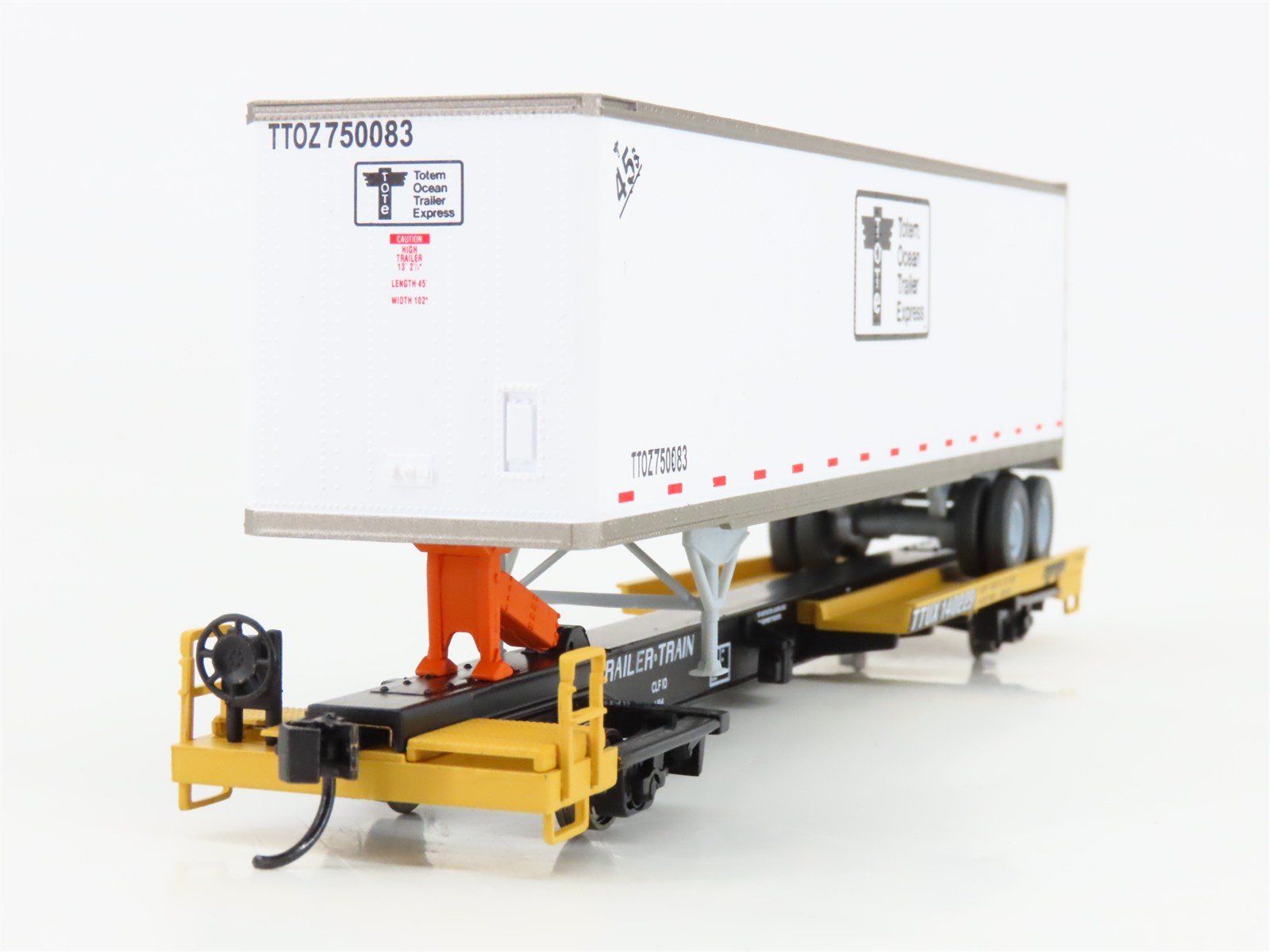 HO Walthers Mainline 910-5006 TTUC 50' Front Runner #140229 w/ TOTE Trailer