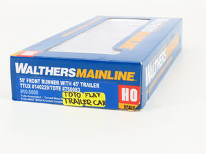HO Walthers Mainline 910-5006 TTUC 50' Front Runner #140229 w/ TOTE Trailer