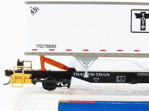 HO Walthers Mainline 910-5006 TTUX 50' Front Runner #140229 w/ TOTE Trailer