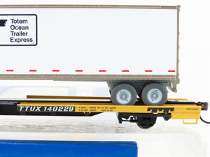 HO Walthers Mainline 910-5006 TTUX 50' Front Runner #140229 w/ TOTE Trailer