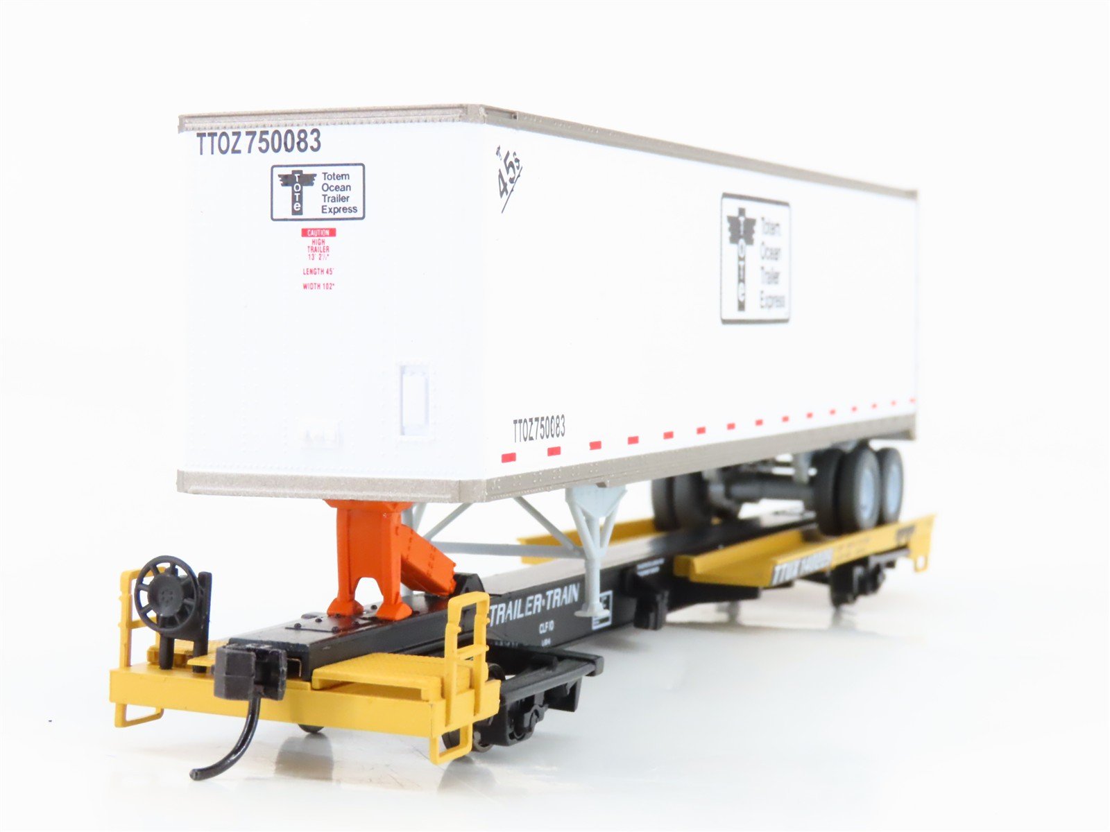 HO Walthers Mainline 910-5006 TTUX 50' Front Runner #140229 w/ TOTE Trailer